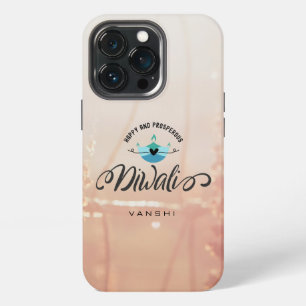 Etui iPhone 13 Pro Diwali moderne personnalisable heureux et prospère
