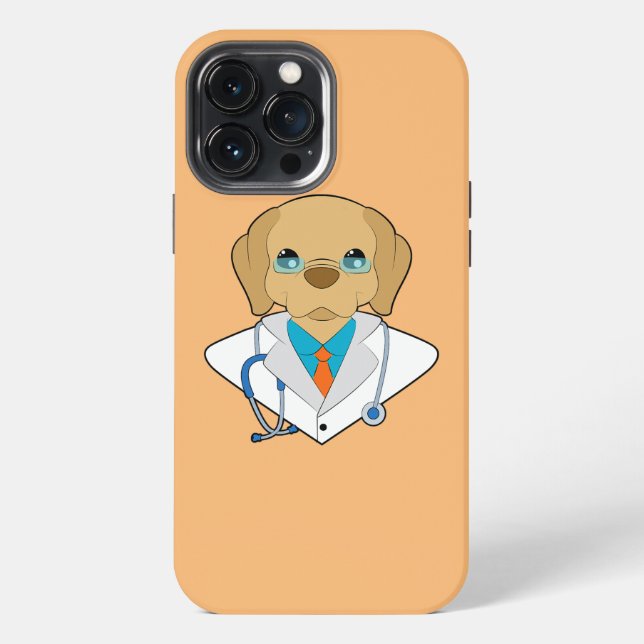 Coque iPhone Docteur Chien  (Verso)