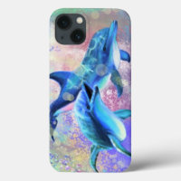 Coque iphone Dolphin en couple