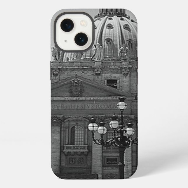 Coque iPhone Dôme Basilique Saint-Pierre Rome (Verso)