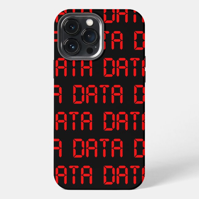COQUE iPhone DONNÉES NUMÉRIQUES (Verso)