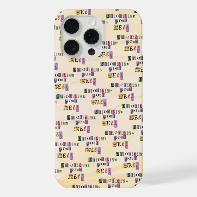 Coque iPhone Donnez-vous la priorité (Verso)