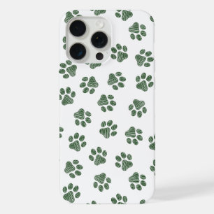 Coque iPhone 15 Pro Max Doodle Paws, empreintes de pattes de chien, pattes