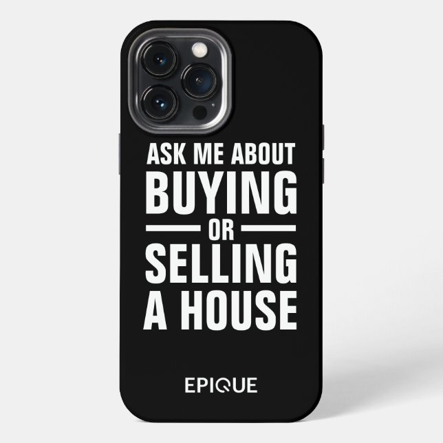 Coque iPhone Dossier téléphonique Epique Realty (Verso)