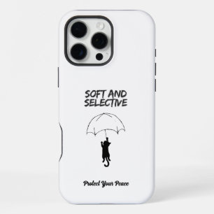 Coque iPhone 16 Pro Max Douce et sélective – Étui pour iPhone avec texte p