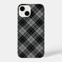 Douglas tartan noir gris plaid