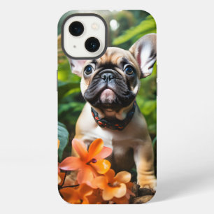 Etui iPhone 13 😍Doux Frenchie chiot dans une jungle