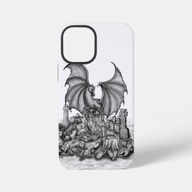 Coque iPhone Dragon avec Zombie (Verso)