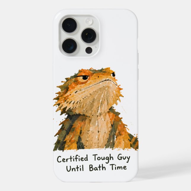 Coque iPhone Dragon barbu mec certifié - Art (Verso)
