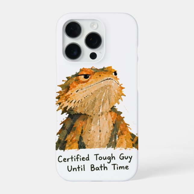 Coque iPhone Dragon barbu mec certifié - Art (Verso)
