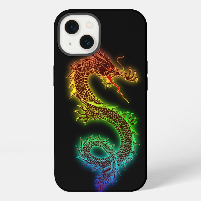 Coque iPhone Dragon chinois (Verso)