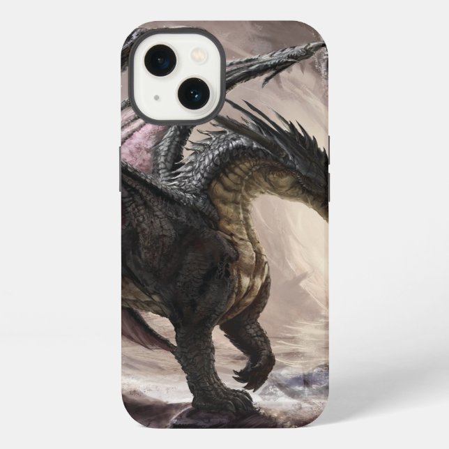 Coque iPhone Dragon dans la grotte (Verso)