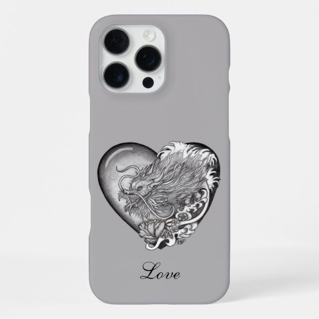 Coque iPhone Dragon Heart (Verso)