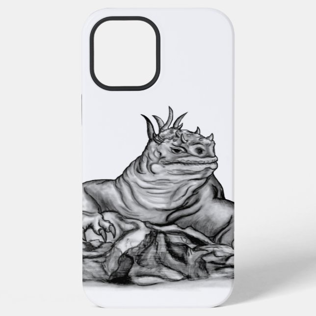 Coque iPhone Dragon sur la Roche (Verso)