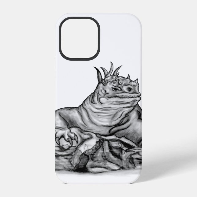 Coque iPhone Dragon sur la Roche (Verso)
