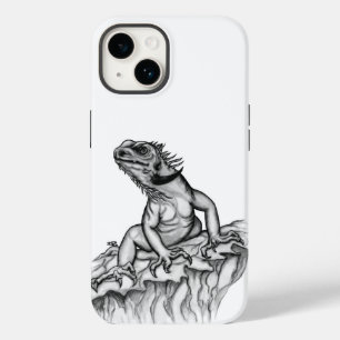 Coque Pour iPhone 14 Dragon sur le rocher