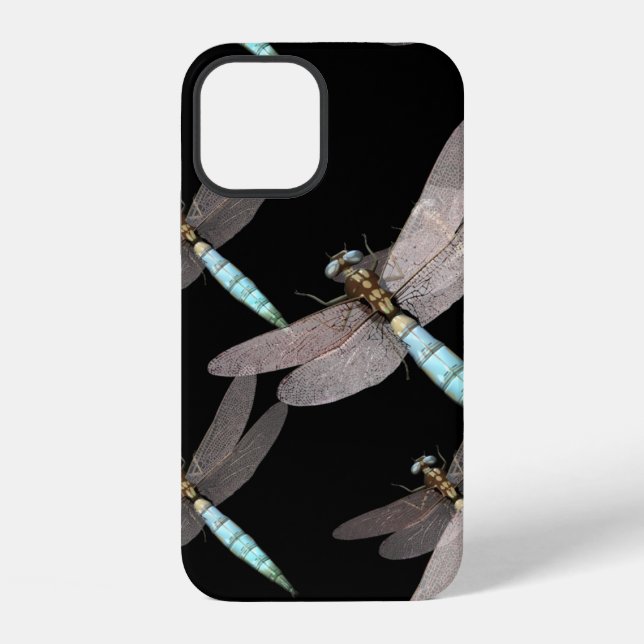 Coque iPhone Dragonfly Air Force sur fond noir Design Case-Mate (Verso)