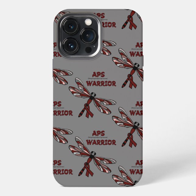 Coque iPhone Dragonfly/Warrior...APS (Verso)