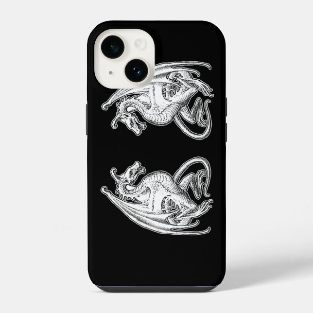 Coque iPhone Dragons ailés (Verso)