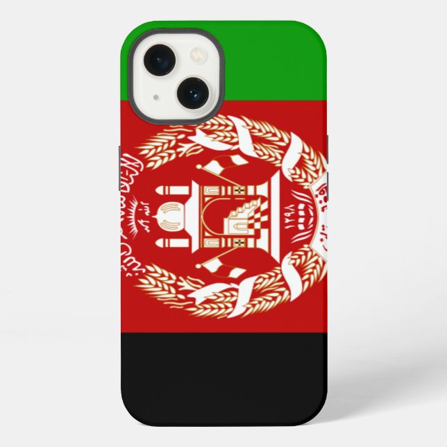 Coque iPhone Drapeau Afghanistan (Verso)
