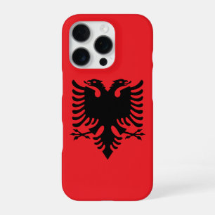 Coque iPhone 16 Pro Drapeau albanais