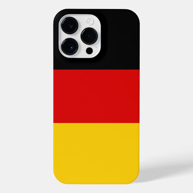 Coque iPhone Drapeau allemand (Verso)