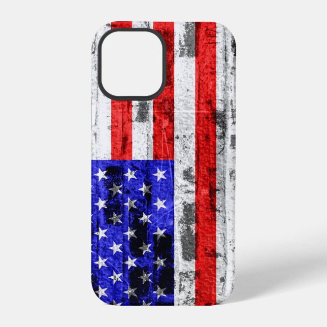 Coque iPhone Drapeau Américain (Verso)