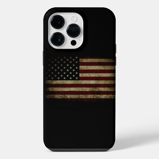 Coque iPhone Drapeau Américain  (Verso)