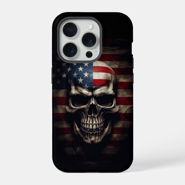 Coque iPhone Drapeau américain (Verso)