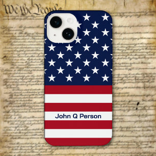 Coque Pour iPhone 14 Drapeau américain