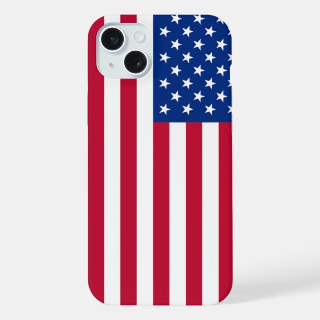 Coque iPhone Drapeau américain (Verso)