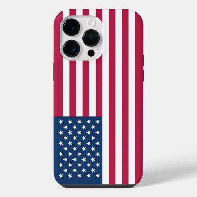 Coque iPhone Drapeau américain (Verso)