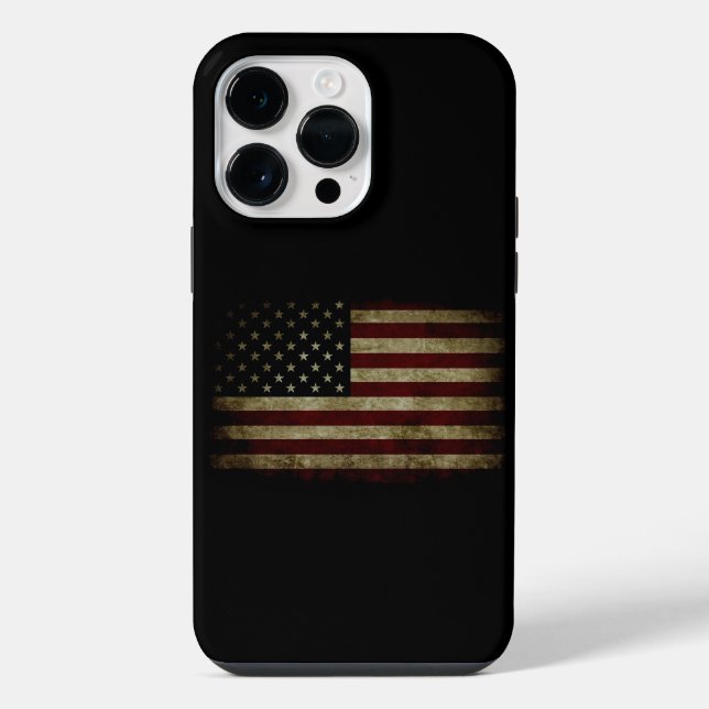 Coque iPhone Drapeau Américain  (Verso)
