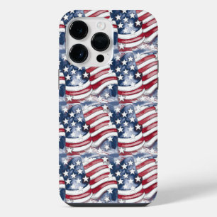 Coque Pour Pour iPhone 14 Pro Max drapeau américain