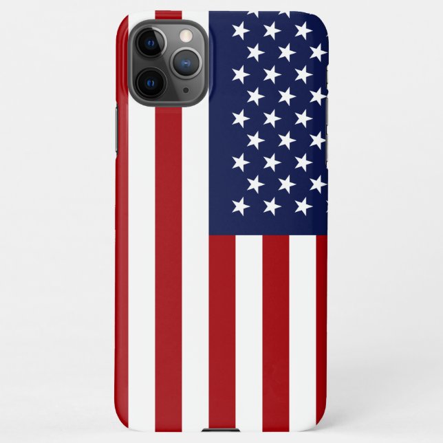 Coque iPhone Drapeau américain 2 (Dos)