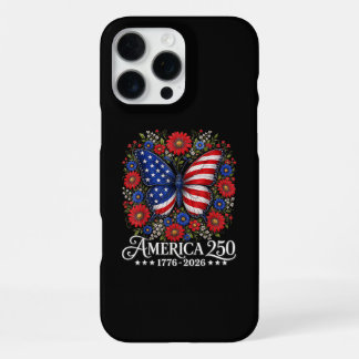Coque iPhone 16 Pro Max Drapeau américain 250 1776 2026 250e anniversaire
