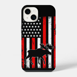 Coque Pour iPhone 14 Drapeau américain d'élan