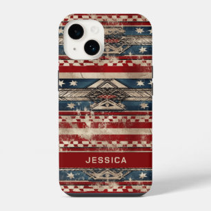 Coque Pour iPhone 14 Drapeau américain occidental