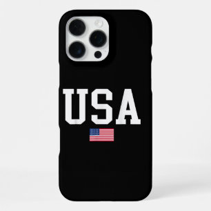 Coque iPhone 16 Pro Max Drapeau américain patriotique USA pour hommes femm
