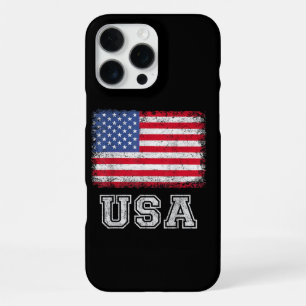 Coque iPhone 16 Pro Max Drapeau américain patriotique USA pour hommes femm