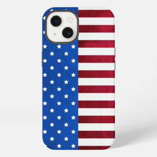 Etui iPhone 13 Drapeau américain Stars and Stripes par Shirley Ta