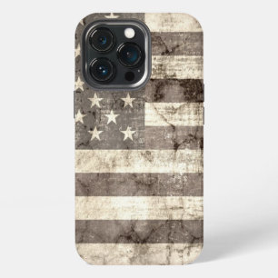 Etui iPhone 13 Pro Drapeau Américain Vintage