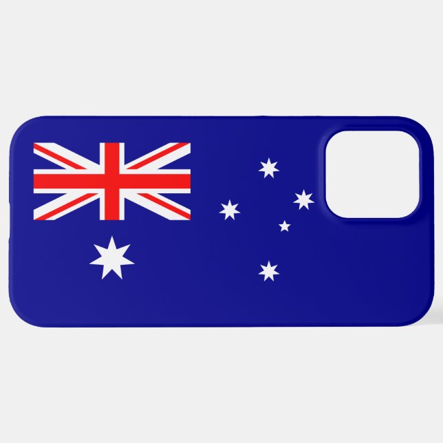 Coque iPhone Drapeau australien patriotique (Retour horizontal)