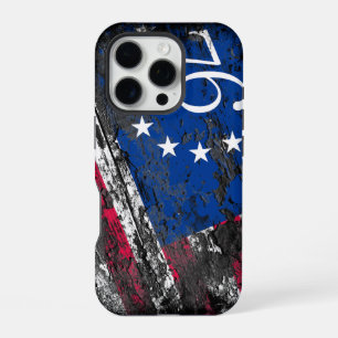 Coque iPhone 16 Pro Drapeau Betsy Ross 1776 4 juillet patriotique