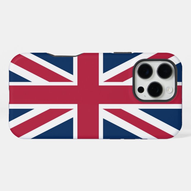 Coque iPhone Drapeau britannique (Verso Horizontal)