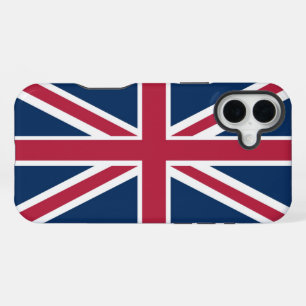 Coque iPhone 16 Plus Drapeau britannique