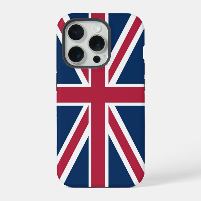 Coque iPhone Drapeau britannique (Verso)