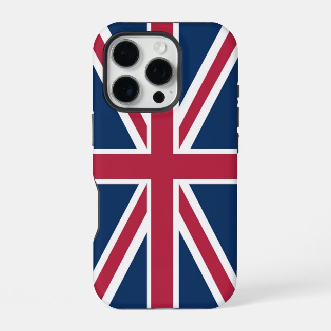 Coque iPhone Drapeau britannique (Verso)