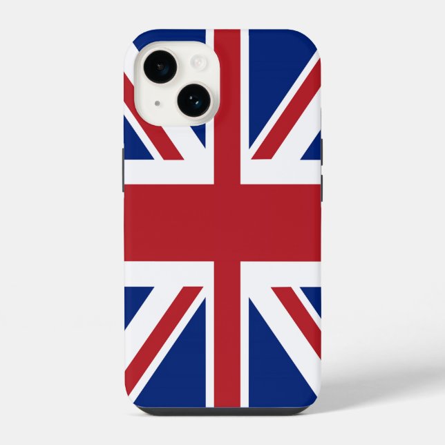 Coque iPhone Drapeau britannique Union Jack (Verso)