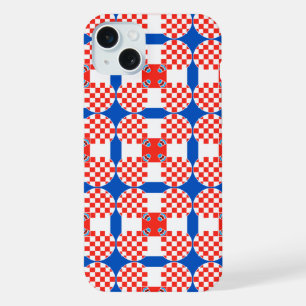 Coque iPhone 15 Plus Drapeau croate motif